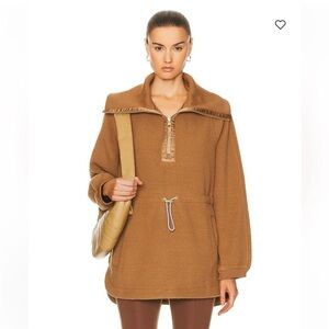 Varley Parnell Camel Half Zip Fleece L